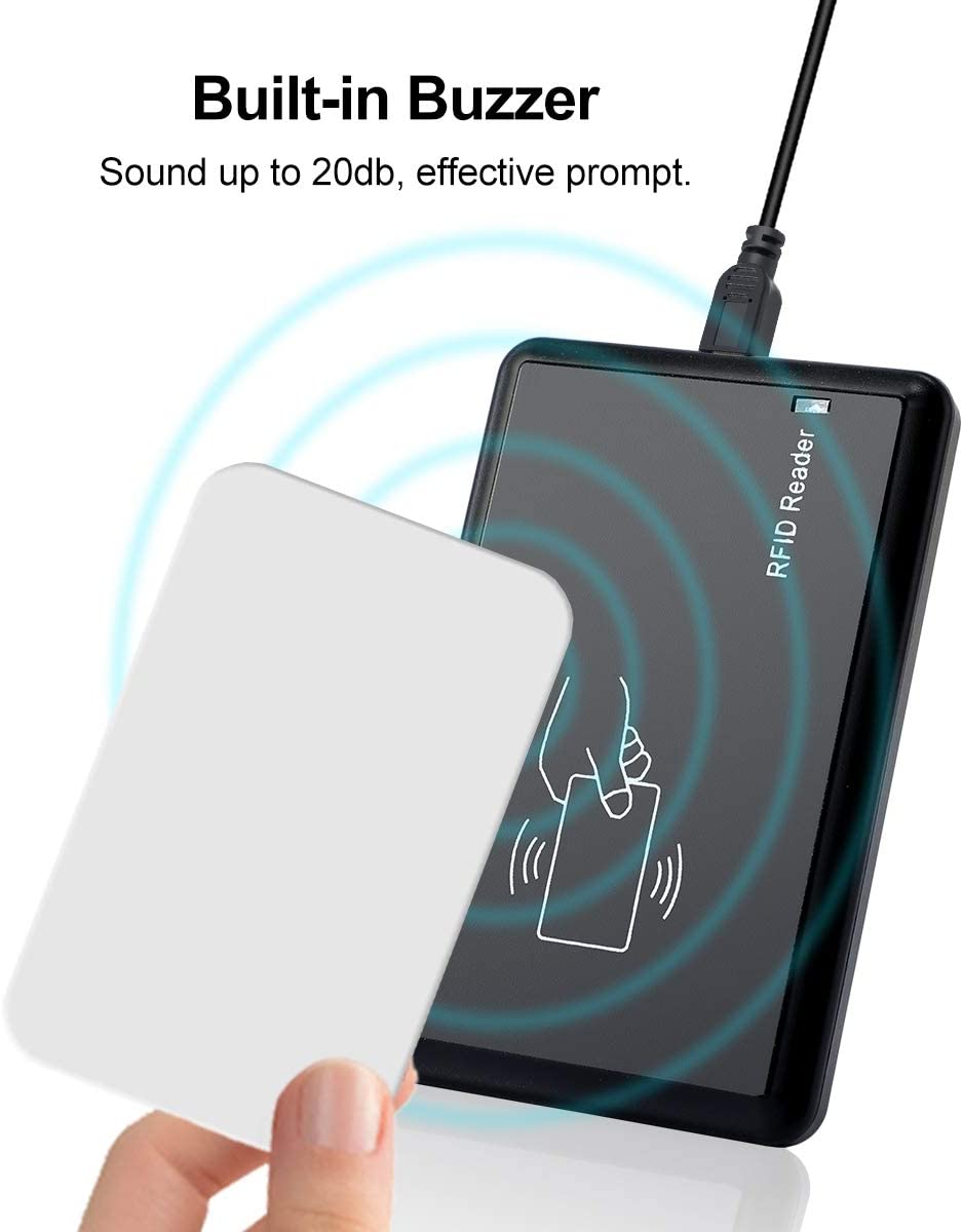 RFID IC 13.56MHz Card Reader USB - (AD57444)