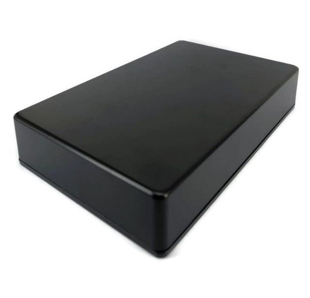 188x119x37.5mm Enclosure - Aluminum (Matte Black) - (AD58349)