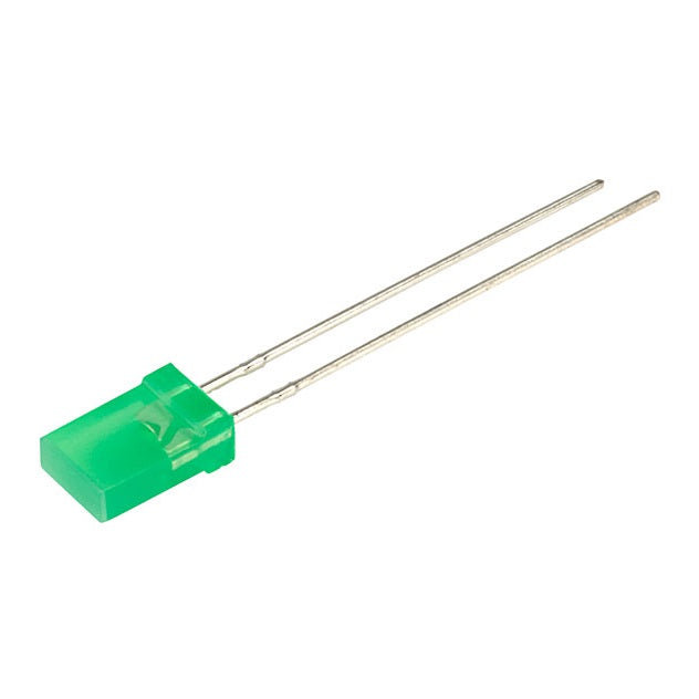 LED Rectangular Green 2x5mm - (AD59707)