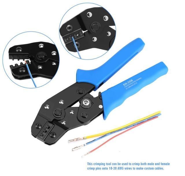 SN-28B Crimping Tool Plier 0.25 - 1.0mm² For AWG 28-18 - (AD61471)