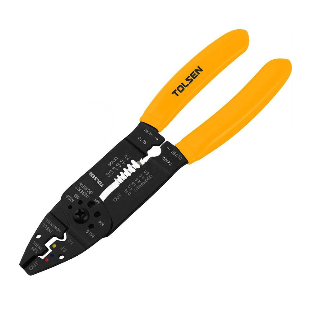 Tolsen Wire Stripper & Crimper Plier - (AD6270)