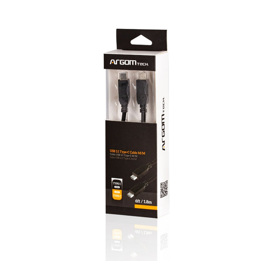 ARG-CB-0063 Argom Cable USB 3.1 Type-C M/M (1.8m) - (AD63631)