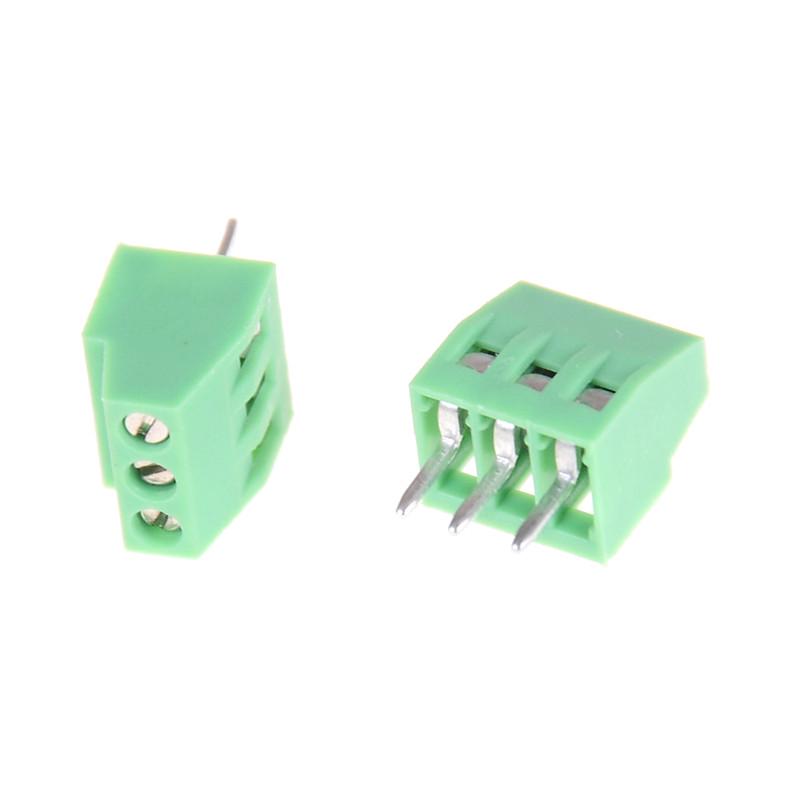 DG128-3 (2.54mm) Screw Terminal Block - 3 Positions - (AD65374)