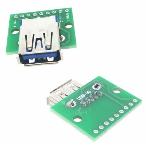 USB 3.0 Female Type A to DIP 2.54mm Adapter Connector - (AD65398)