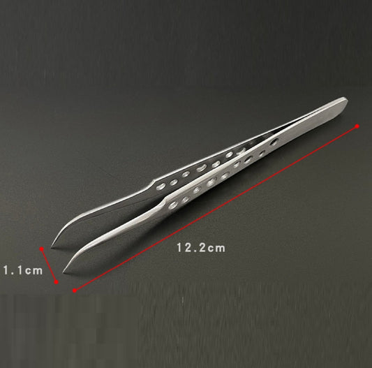 Anti-static High Precision Industrial Tweezer Elbow Tip - (AD66089)