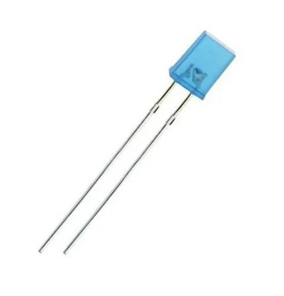 LED Rectangular Blue 2x5mm - (AD66140)