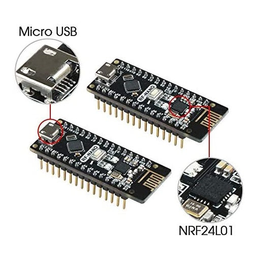 RF Nano - Arduino Nano with NRF24L01 Wireless Module - (AD67110)