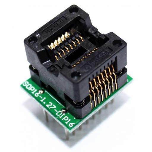 SOIC-16 to DIP-16 Programmer Adapter Socket - (AD67781)