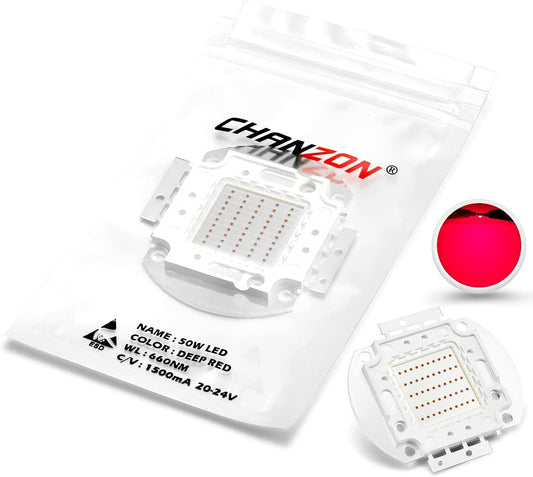50W Deep Red Power LED - (AD69092)