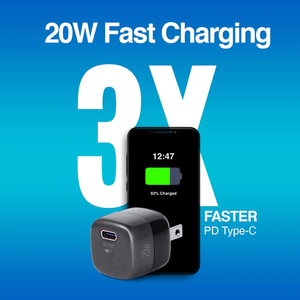 ARG-AC-0120BK Argom Volta P2 Nano Pro 20W PD Type-C Wall Charger - (AD71732)
