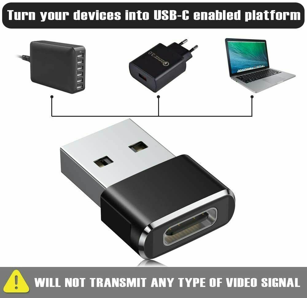 USB 3.0 Type-C Female to USB Type-A Male Adapter - (AD71961)