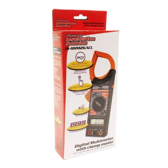 IS-HHM26ACL Pipemans Digital Clamp Meter - (AD72103)