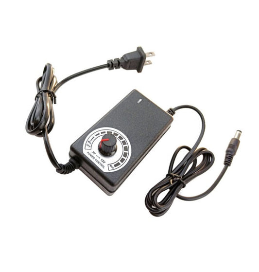 Adjustable 3-12V @ 3A - 36W Adapter with DC Connector - (AD72637)