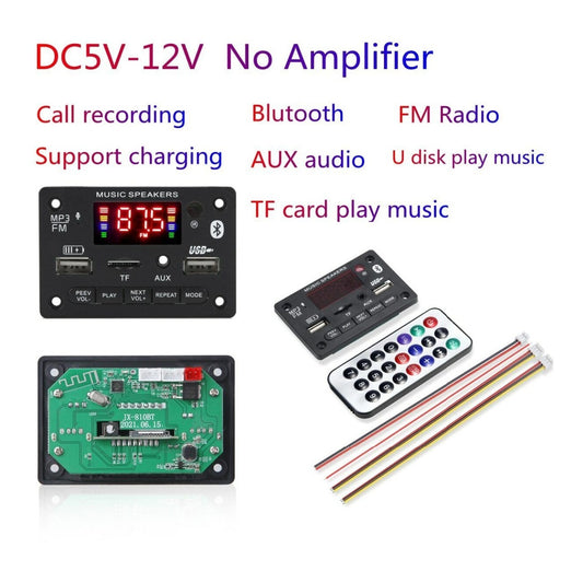 JX-810BT High-Quality Car Bluetooth MP3 Player w/ FM Radio - (AD73906)