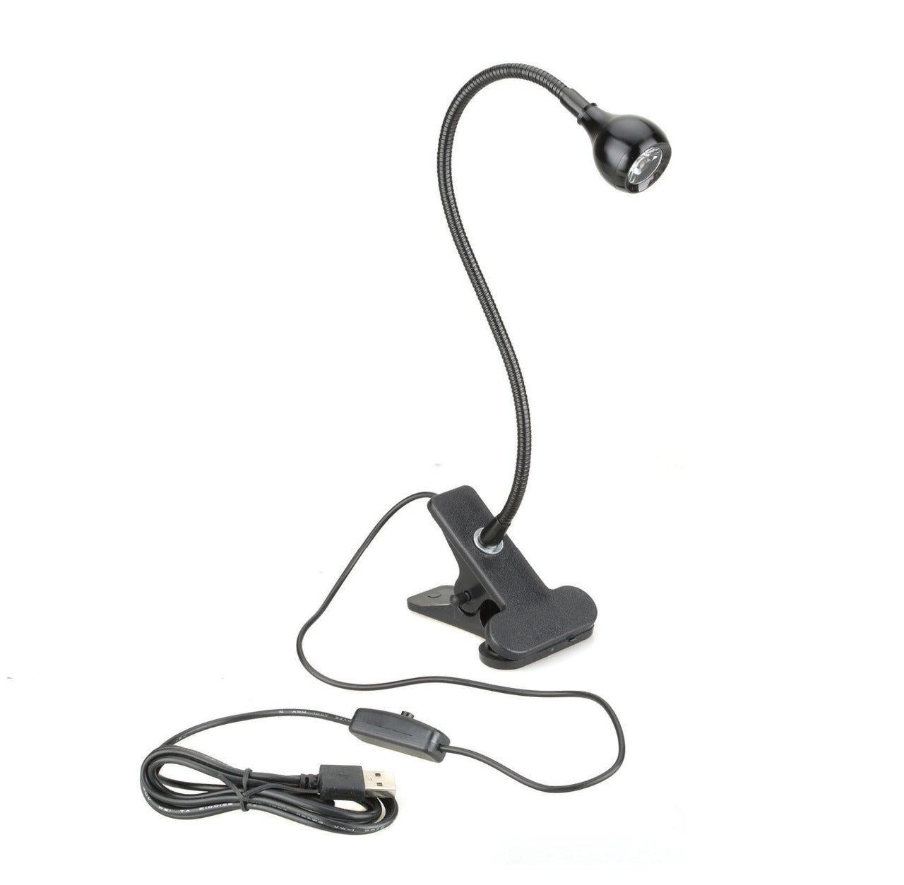 USB Flexible Reading LED Lamp Clip 5V @ 3W - (AD74734)
