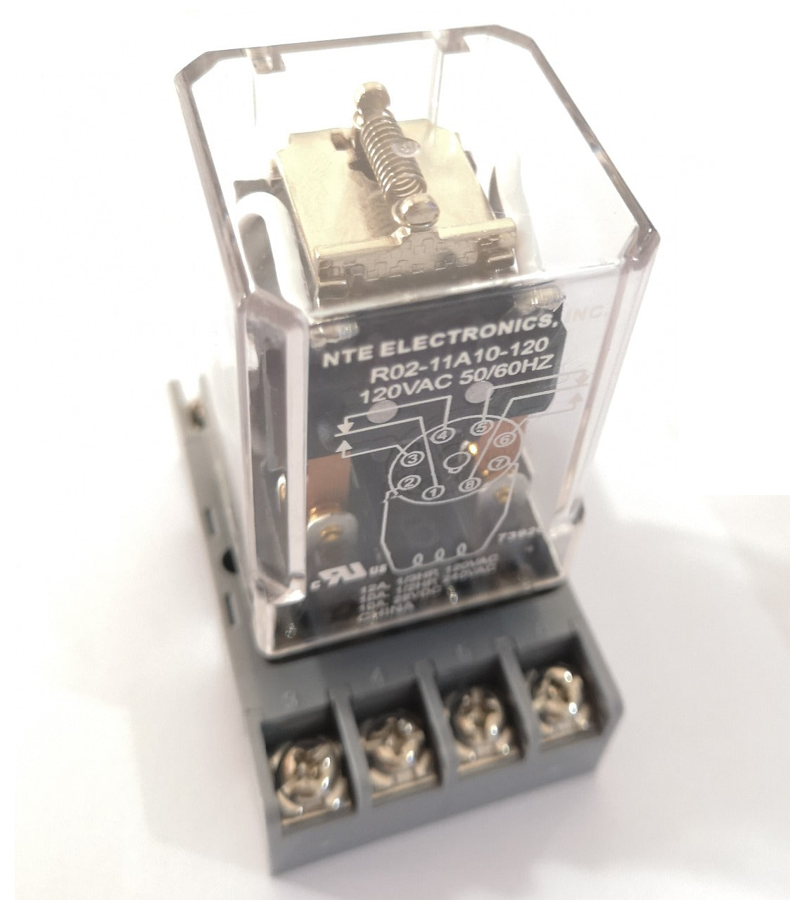 NTE R02-11A10-120 Relay DPDT 8-Pin 120VAC - (AD76371)
