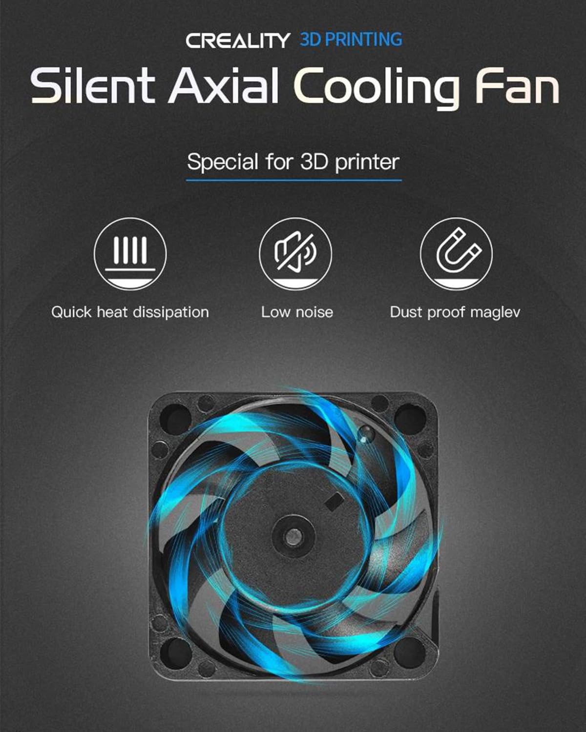 Axial Cooling Fan 24V 40x40x10mm For Hotend Creality Ender 3D Printer - (AD76664)
