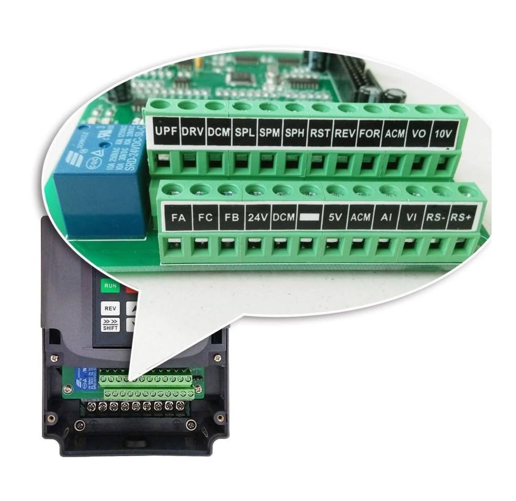 VFD Single to 3 Phase Variable Frequency Drive 2.2kW 110V - (AD78991)
