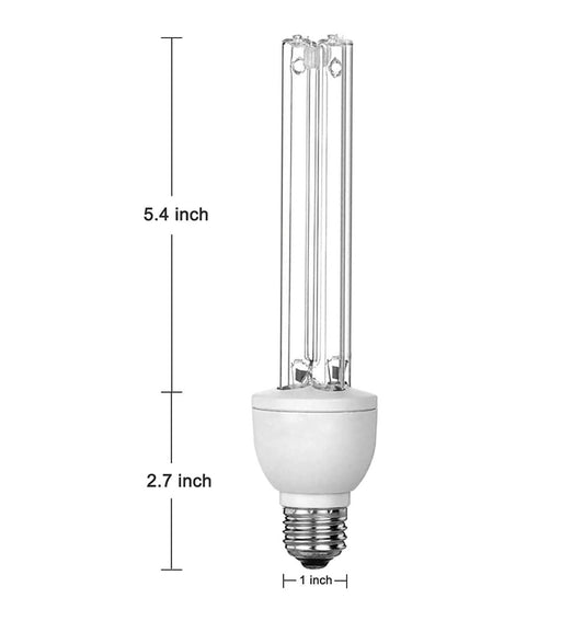 25 Watt UVC Light Bulb with Ozone 254nm 110v - (AD79420)