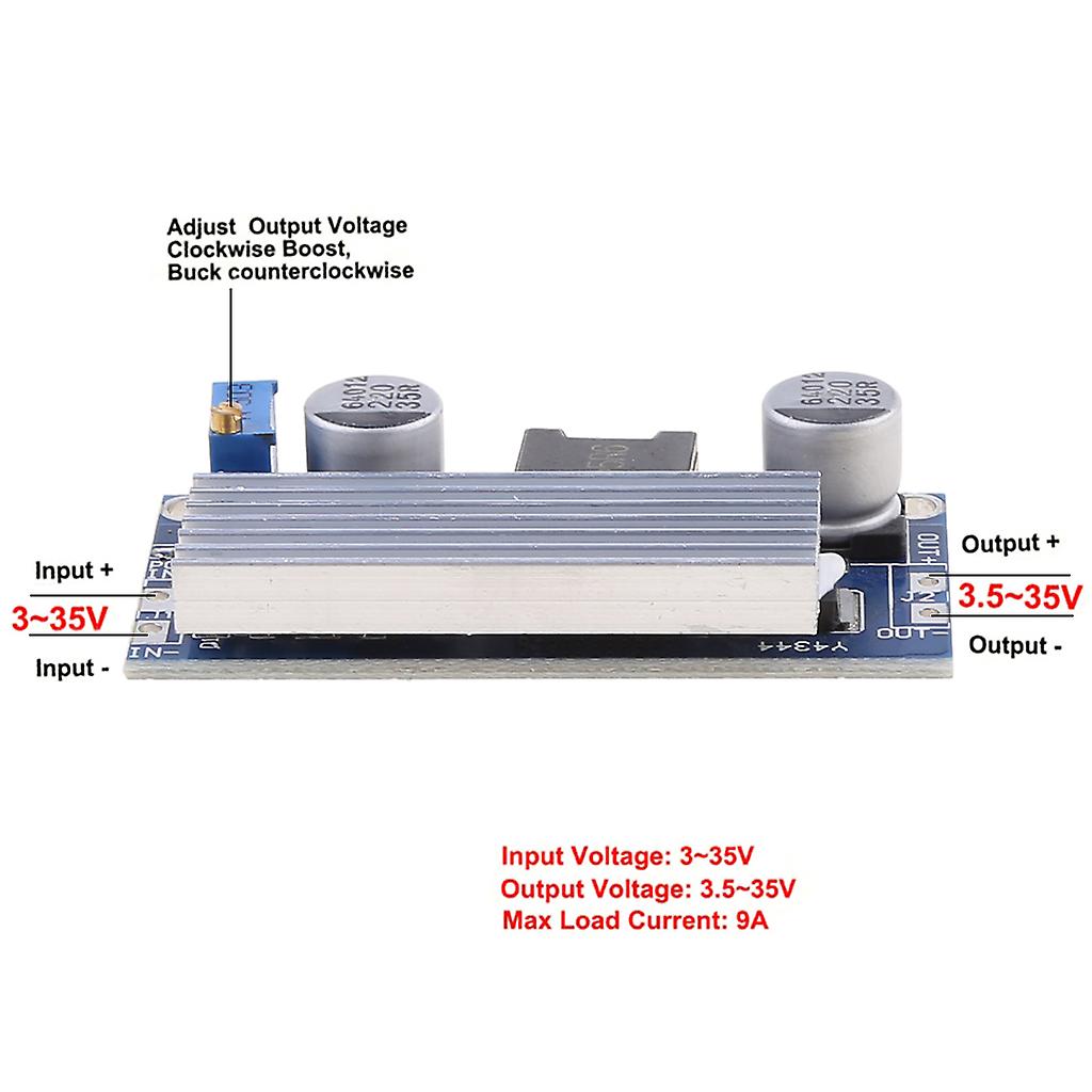 DC-DC Boost 100W Converter Module (3-35V to 5-35V @ 9A) - (AD79691)