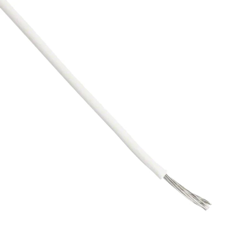22AWG White Hook-up Stranded Wire (1 Meter) - (AD82601)