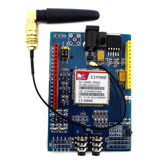 SIM900 GPRS/GSM Shield Quad-Band For Arduino - (AD82958)