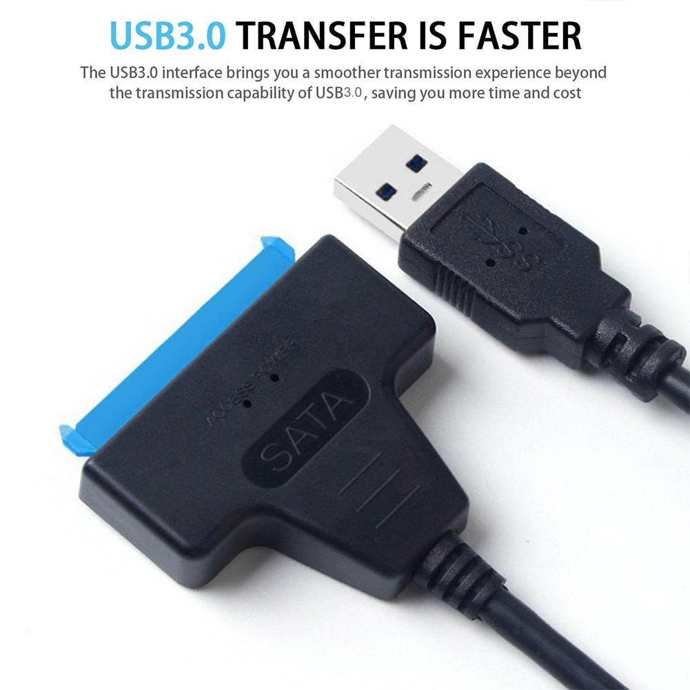 USB 3.0 to SATA Cable For External 2.5" HDD SSD Hard Drive - (AD84689)