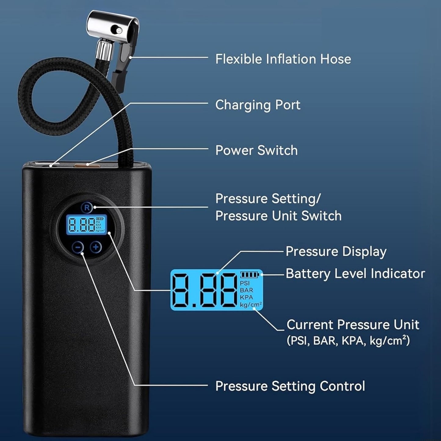 SCK619-3 Air Pump Portable - (AD85357)