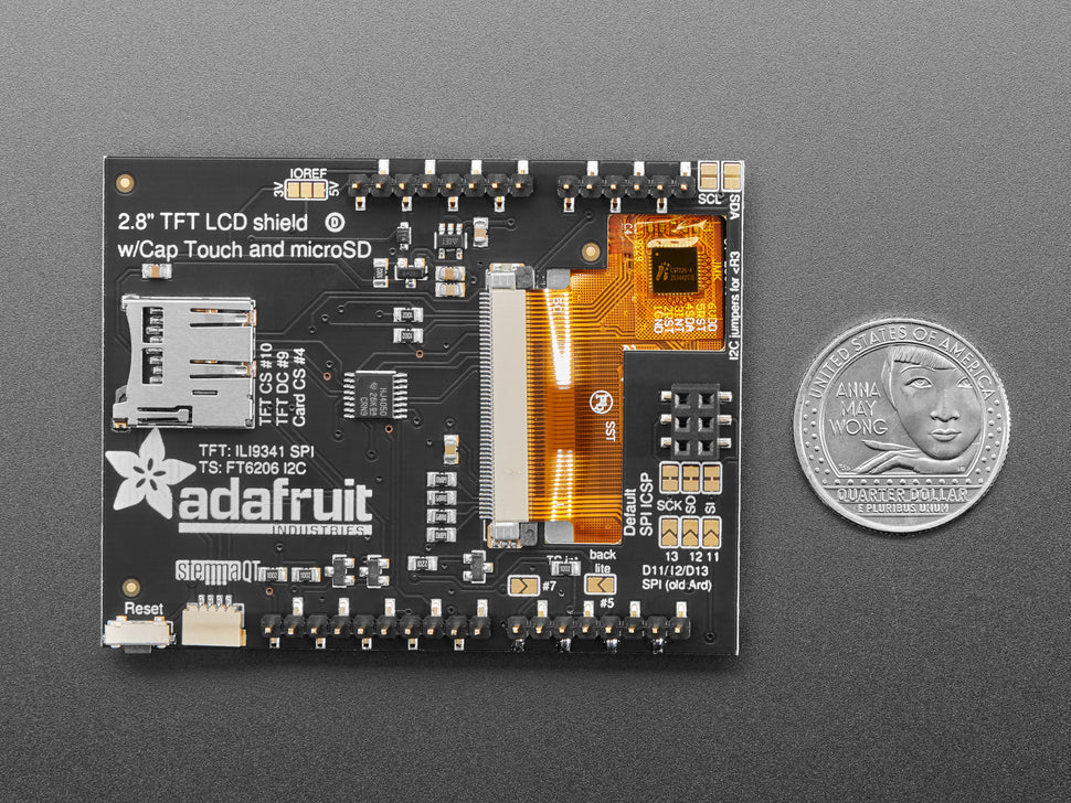 2.8" TFT Touch Shield for Arduino with Capacitive Touch - (AD86360)