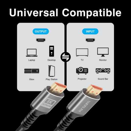 ARG-CB-1883 Argom Premium 8K HDMI Cable (3 M.) - (AD91433)