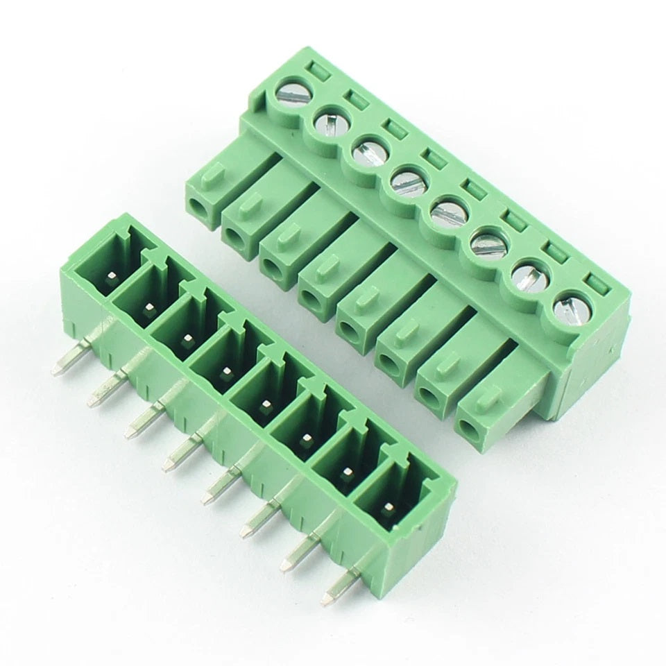 8 Pin Terminal Block Connector 3.5mm Pitch (Male & Female) - (AD91587)