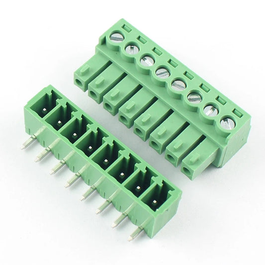 8 Pin Terminal Block Connector 3.5mm Pitch (Male & Female) - (AD91587)