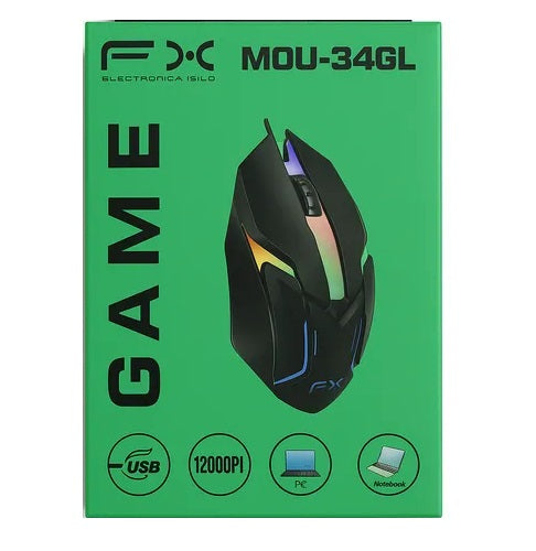 MOU-34GL Combat Gaming Wired USB Mouse - (AD92983)