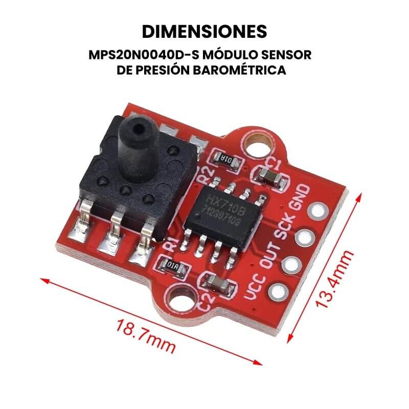 MPS20N0040D-S Barometric Pressure Sensor Module - (AD46238)