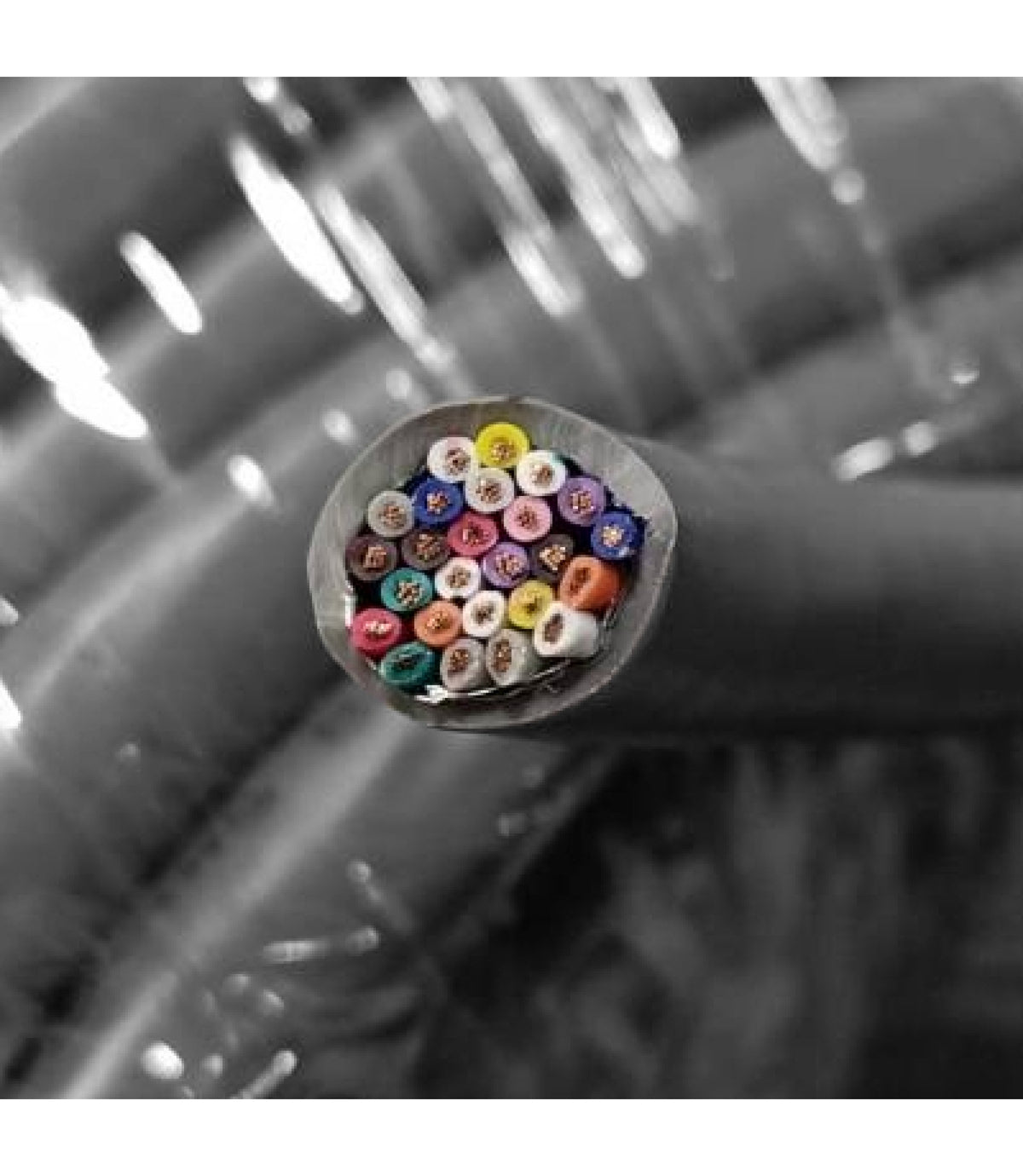 25 Cores Multi Conductor Cable AWG 24 Gray (1 Meter) - (AD82598)