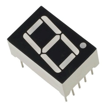 Display LED Rojo 7 Segmentos 1 Digito Anodo Comun 0.56" - (AD8095)