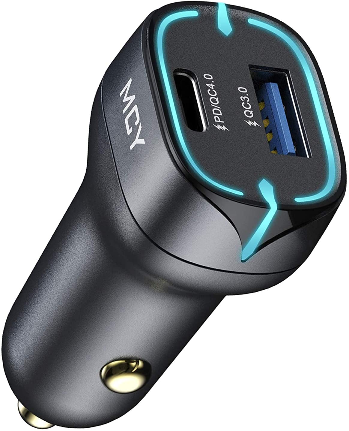 GiQ Type - C + USB Fast Car Charger - (AD79180)