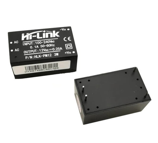 HLK-PM12 AC-DC 100-220VAC to 12VDC @ 3W Power Supply Module - (AD44581)