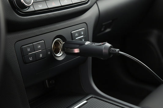 12v Car Cigarette Lighter Plug Adapter with LED - (AD80604)
