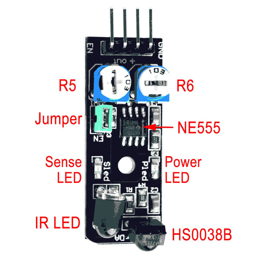 KY-032 IR Sensor for Obstacle Avoidance - (AD92511)