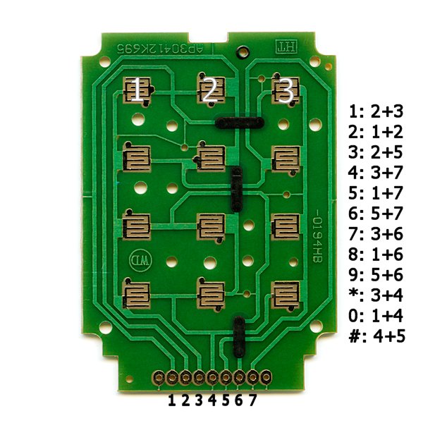 Keypad - 12-Button - (AD16316)