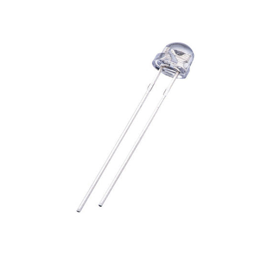 LED 4.8mm Blue Water Clear Lens - (AD34467)