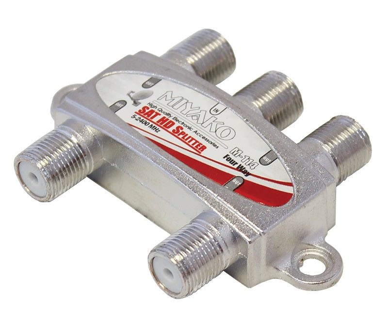 M-114 Miyako 4-Way Coaxial Splitter 2300MHz - (AD12219)