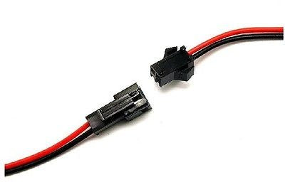 JST-SM 2.54mm 2-Pin Connector Plug Female & Male with Wires Cables - (AD17859)