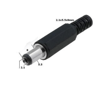 P-237A 5.5 x 2.1mm Plug DC Connector - (AD2777)