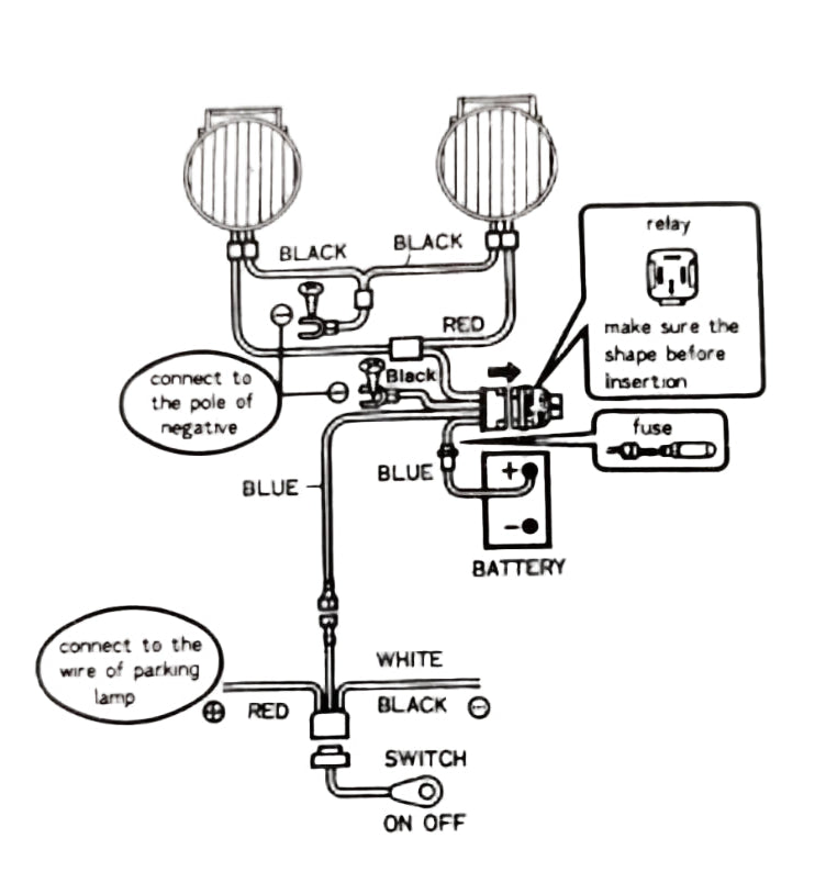 WK-003 Sirius Switch Kit (Switch + Wiring + Relay) - (AD10668)