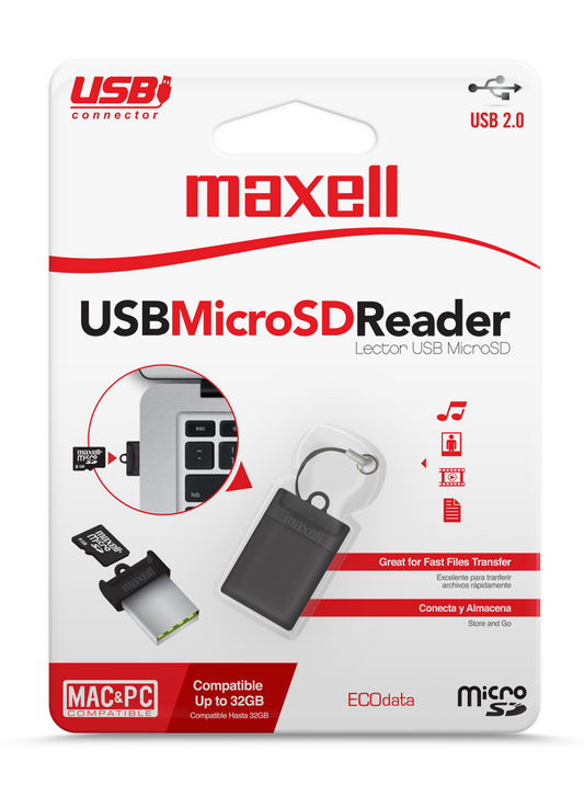 Maxell MicroSD USB Reader - (AD81802)