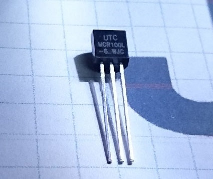 MCR100L-6 SCR 400V @ 0.8A - (AD7543)