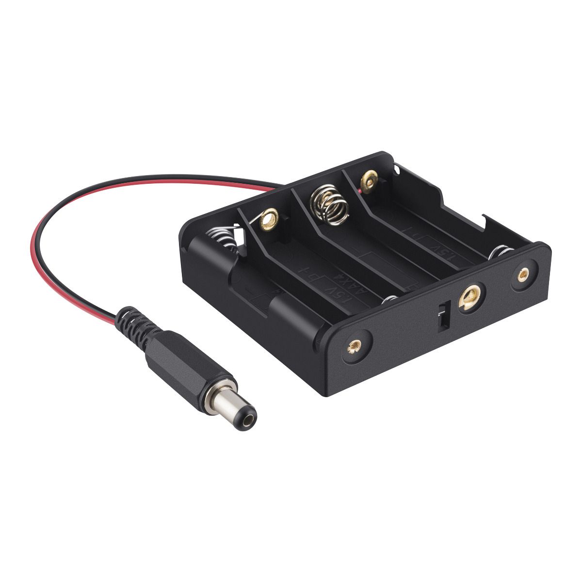 Battery Holder 4xAA with Plug - (AD34403)