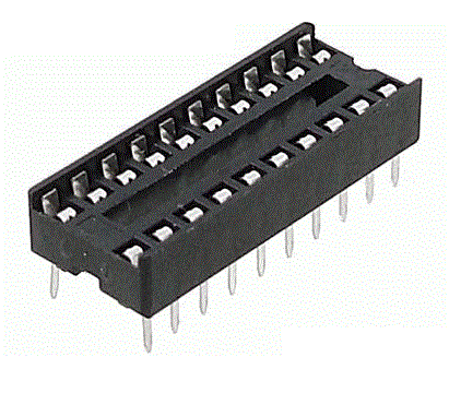 20-Pin DIP PCB Socket (7.62mm) - (AD7500)